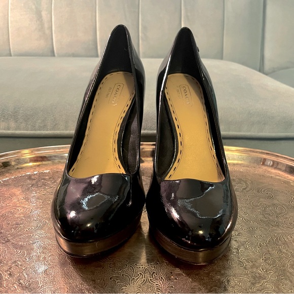 Coach black patent pumps - Picture 2 of 4